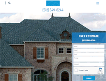 Tablet Screenshot of blueskyroofs.com